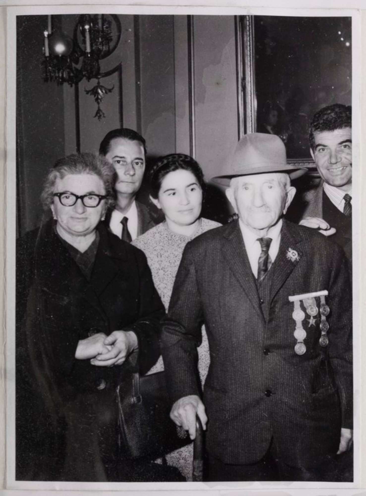 Gattatico-Reggio Emilia, 27-30 marzo 1970, Funerali di Alcide Cervi, Alcide Cervi in una occasione pubblica